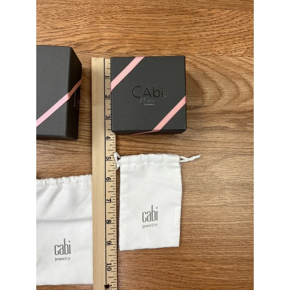 Lot of EMPTY Cabi Jewelry Boxes and Dust Bags